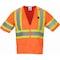 Ironwear Two-Tone Hi-Vis FR Safety Vest M Class 3 , Zipper 6 Pockets 1293FR-OZ-RD-MD - alternate 1