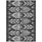Homeroots 10' X 14' Black Charcoal And Silver Southwestern Washable Indoor Outdoor Area Rug 587805 - alternate 6