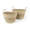 Homeroots Set of Two Brown Wicker Basket, 2PK 392170 - alternate 1