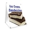 Signmission Ice Cream Sandwiches, 36 Inch x 24 Inch A-frame Yard Sign, Plastic Sign SBC-2436-Ice Cream Sandwiches - alternate 1