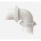 Keeney Mfg 1-1/2'' White Polypropylene 90 Degree Elbow Coupling 47WK - alternate 2