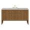 James Martin Vanities Hudson 60" Single Vanity, Honey Oak w/ 3 CM Ethereal Noctis Silestone Top 435-V60S-HNO-3ENC - alternate 1