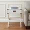 Homeroots Modern White X Shape Wooden Storage End Table 286308 - alternate 6