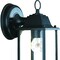 Homeroots Matte Black Hanging Glass Lantern Wall Light 398556 - alternate 2