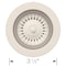 Blanco Color-Coordinated Metal Waste Flange, Soft White 203443 - alternate 2
