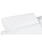 Homeroots 71" White And Silver Genuine Leather Love Seat 546441 - alternate 12