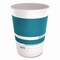 Perk Insulated Paper Hot Cups, 12 oz, White/Blue, 480PK PK-60911CT - alternate 2