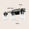 Jonathan Y Bungalow 22.75" 3-Light Iron/Seeded Glass Rustic Farmhouse LED Vanity Light, Black/Gray Oak Wood Fini JYL7509B - alternate 4