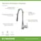 Symmons Sereno Single-Handle Pull-Down Sprayer Kitchen Faucet (1.5 GPM) SK2302PD - alternate 3