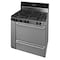 Premier Gas Range, 6 Open Burners, 36 inW x 46 inH x 26 inD, 3.9 cu. ft. Oven, Stainless Steel 805774 - alternate 1