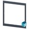 Siemens cover frame for door cutout 200.3 x 200.8 mm WxH accessory for: front 3VA9503-0SB50 - alternate 3