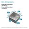 Wrightmaster 18 in. Undermount Single Bowl 20 Gauge Silver Stainless Steel Kitchen Sink with Drain ZOR-BR04D-181808 - alternate 3
