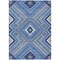 Homeroots 9' X 12' Blue Gray And Ivory Tribal Washable Indoor Outdoor Area Rug 598104 - alternate 4