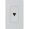 Lutron Lutron Satin Colors 1 Socket Telephone Faceplate - RJ-12 Phone - Palladium SC-PJ-PD - alternate 1