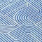 Homeroots 8' Blue And Ivory Round Abstract Washable Indoor Outdoor Area Rug 594919 - alternate 3