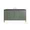 James Martin Vanities Chicago 60 in. Single Vanity, Smokey Celadon, w/ 3 CM Charcoal Soapstone Silestone Top 503-V60S-SC-3CSP - alternate 1