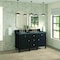 James Martin Vanities Lorelai 60'' D Vanity, Black Onyx w/ Parisien Bleu Silestone Top w/FreePower Wireless Charger 424-V60D-BKO-FPBL - alternate 5