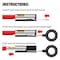 Performance Tool 22 pc Universal Terminal Tool Set, Pin Release Kit, Stainless Steel, Case W9053 - alternate 6