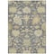 Homeroots 3' X 5' Gray Ivory And Green Floral Washable Indoor Outdoor Area Rug 605205 - alternate 3