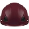 Ironwear Raptor Type II Class E Non-Vented Safety Helmet Maroon 3975-M - alternate 1