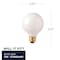 Bulbrite Incandescent G30 Medium Screw Base E26 White finish Light Bulb, 40 Watt, 12PK 861219 - alternate 5