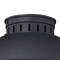 Vaxcel Harwich Black Coastal Barn Dome Outdoor Flush Mount Ceiling Light Clear Glass T0142 - alternate 4