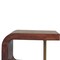Homeroots 24" Chestnut Solid Wood Zig Zag Nightstand 651617 - alternate 8