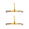 Mytee Products (2 Pack) 3/8in - 1/2in Chain Binder Ratchet Style - Yellow - 12000 lbs WLL, 2PK CBRS38-YLWx2 - alternate 2