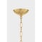 Hudson Valley Lighting Moore Integrated LED Pendant in Aged Brass 9014-AGB - alternate 3