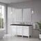 James Martin Vanities Brittany 60" Double Vanity in Bright White, w/ 3 CM Phantome Eclos Top 655-V60D-BW-3PHT - alternate 3