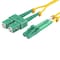 Sanoxy 2m/6ft OS2 LC to SC APC Duplex Corning High-Performance OS2 Duplex Single-Mode Fiber Optic Cable FB111-9202 - alternate 1