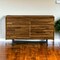 Homeroots 57" Brown and Black Solid Wood Six Drawer Double Dresser 518627 - alternate 4