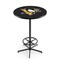 Holland Bar Stool Co 42" Black Pittsburgh Penguins Pub Table L216B4236PitPen - alternate 1