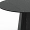 Homeroots 60" Black Solid Wood Pedestal Base Round Top Dining Table 721067 - alternate 3