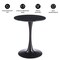 Leisuremod Bristol Round MDF Dining Table - Pedestal Base Kitchen Table, Modern Style BTBL-B24BLMT - alternate 6