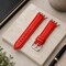 Elegani Alligator-Embossed Leather Watch Replacement Band Compatible with Apple Watch 40mm, Red LSHQ-RED-40mm - alternate 4