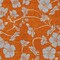 Homeroots 3' X 5' Orange And Gray Floral Washable Indoor Outdoor Area Rug 600030 - alternate 3
