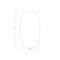 Skutchi Designs Arc Rectangle Meeting Room Table, 45 in W, 84 in L, White HAR-AREC-48X84-DOU.BK-W960 - alternate 4