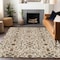 Homeroots 5' X 8' Ivory Brown And Red Floral Washable Indoor Outdoor Area Rug 604596 - alternate 2