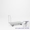 Pucel Steel Platform Truck, 24 in W x 48 in D, 8 in Semi-Steel Casters, Red PT-2448-8S - alternate 1