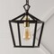 Jonathan Y Pagoda 8" 1-Light Classic Traditional Metal Cage Lantern LED Pendant, Oil Rubbed Bronze/Brass Gold JYL7618C - alternate 5