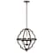 Jonathan Y Ogee 16.8 in. 3-Light Adjustable Iron Rustic Industrial LED Pendant, Oil Rubbed Bronze JYL7513A - alternate 5