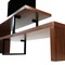 Leisuremod Orford TV Stand with MDF Shelves and Powder Coated Iron Legs, Walnut ORS88NW - alternate 5