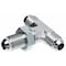 Gates Male JIC 37 Flare on Run to Male JIC 37 Flare Bulkhead - Tee SAE to SAE G60471-0808 - alternate 1