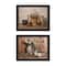 Homeroots Set Of Two Simple Blessings Black Framed Print Wall Art, 2PK 405759 - alternate 4