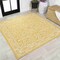 Jonathan Y Charleston Vintage Filigree Textured Weave Yellow/Cream 5 ft Square Indoor/Outdoor Area Rug SMB106L-5SQ - alternate 1