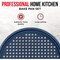 Bakken- Swiss BAKKEN Pizza Pan, Round Perforated, Nonstick Marble Coating, Dishwasher Safe, Blue BAKPIZRB1 - alternate 4