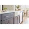 Amerock Ville 3-3/4 inch (96mm) Center-to-Center Satin Nickel Cabinet Pull, 10PK 10VMP36775G10 - alternate 2