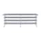 Amgood 14in D x 96in L Stainless Steel Table, Three Undershelves AMG WT-1496-3SH-Z - alternate 3