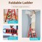 Wrightmaster 4.4 ft. Aluminum Lightweight Step Ladder, 9 ft. Reach with Non-Marring Feet, 300 lb. Capacity ZoroJLHWBT-HS - alternate 4